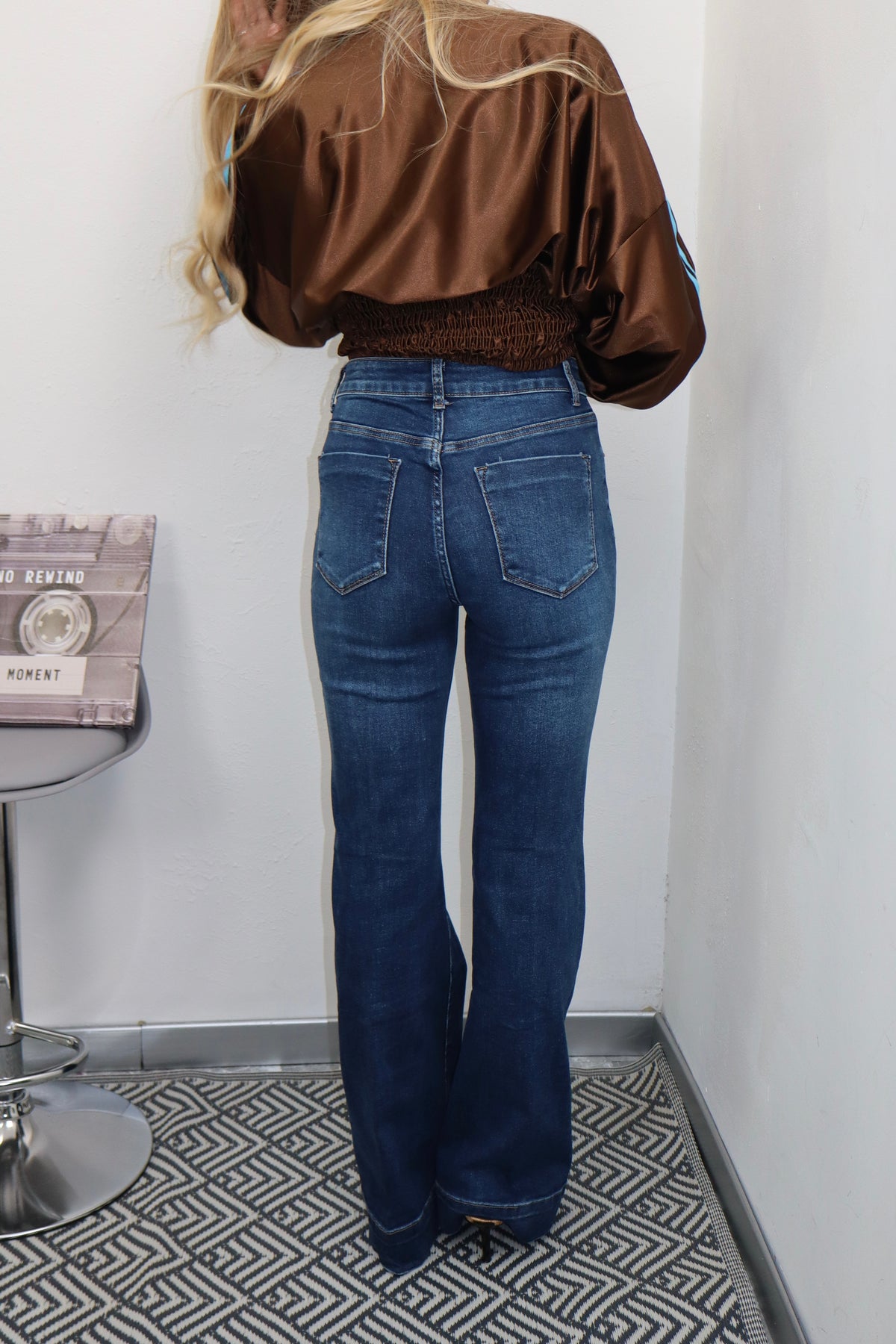 Jeans flare blue
