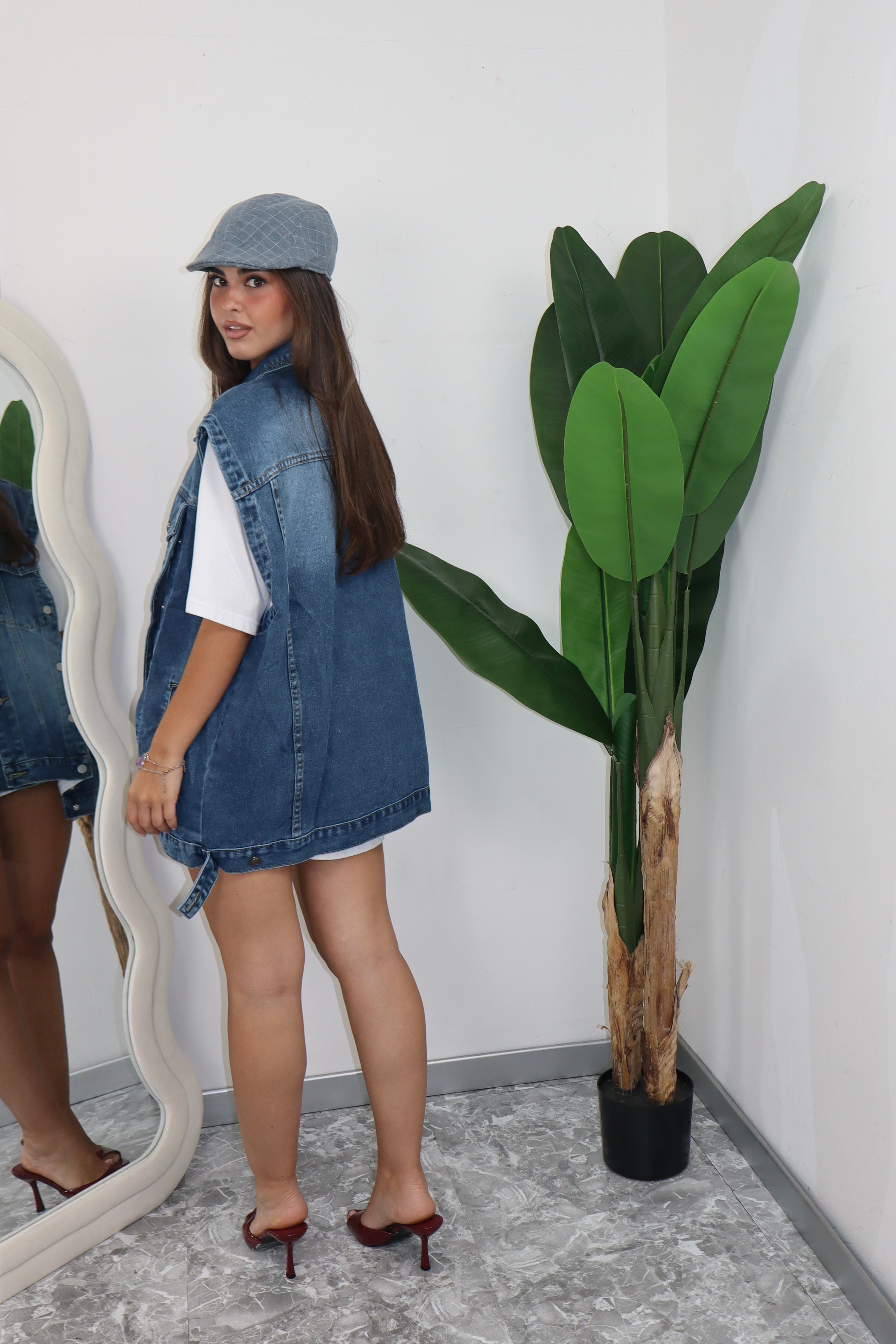 Gilet in denim
