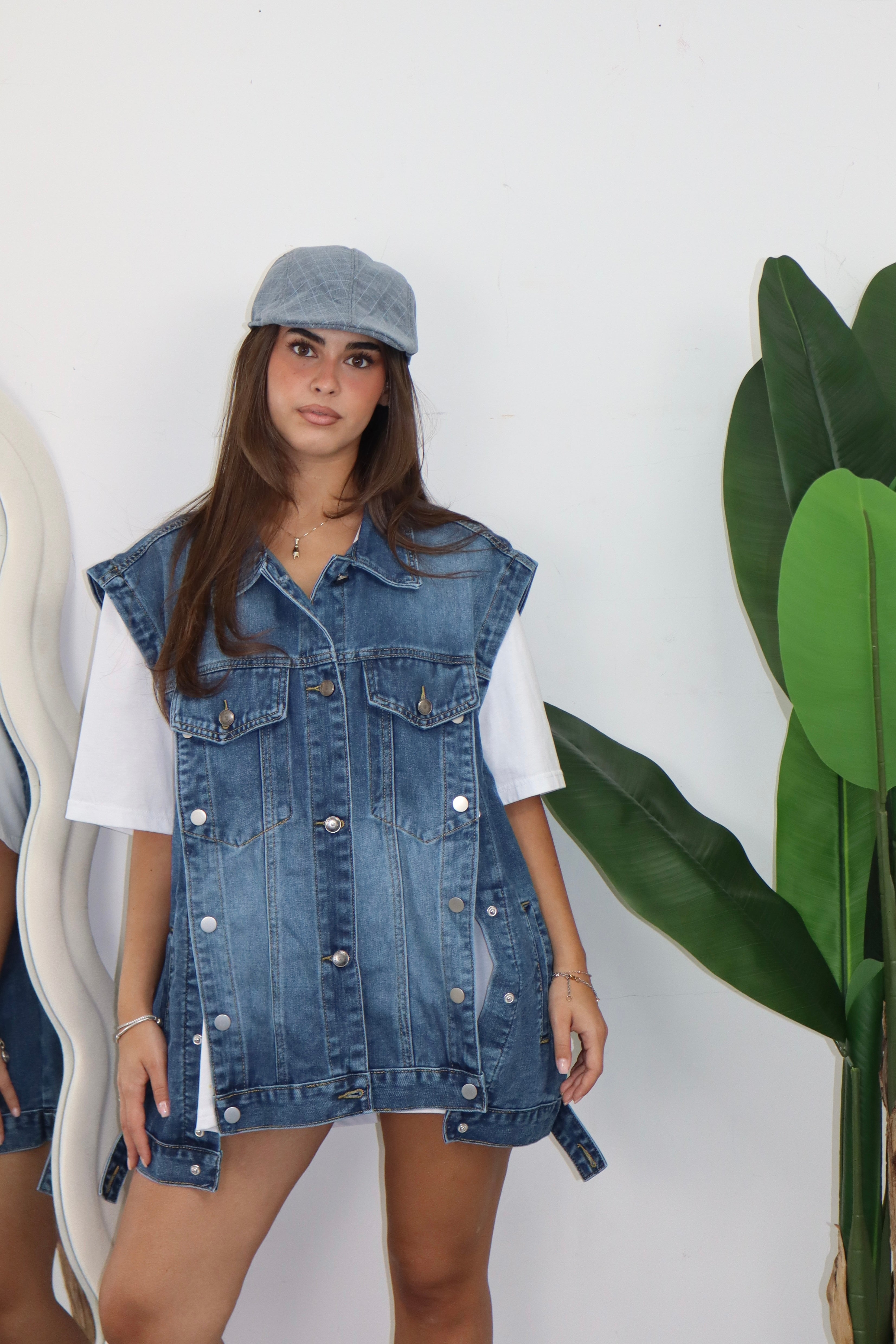 Gilet in denim