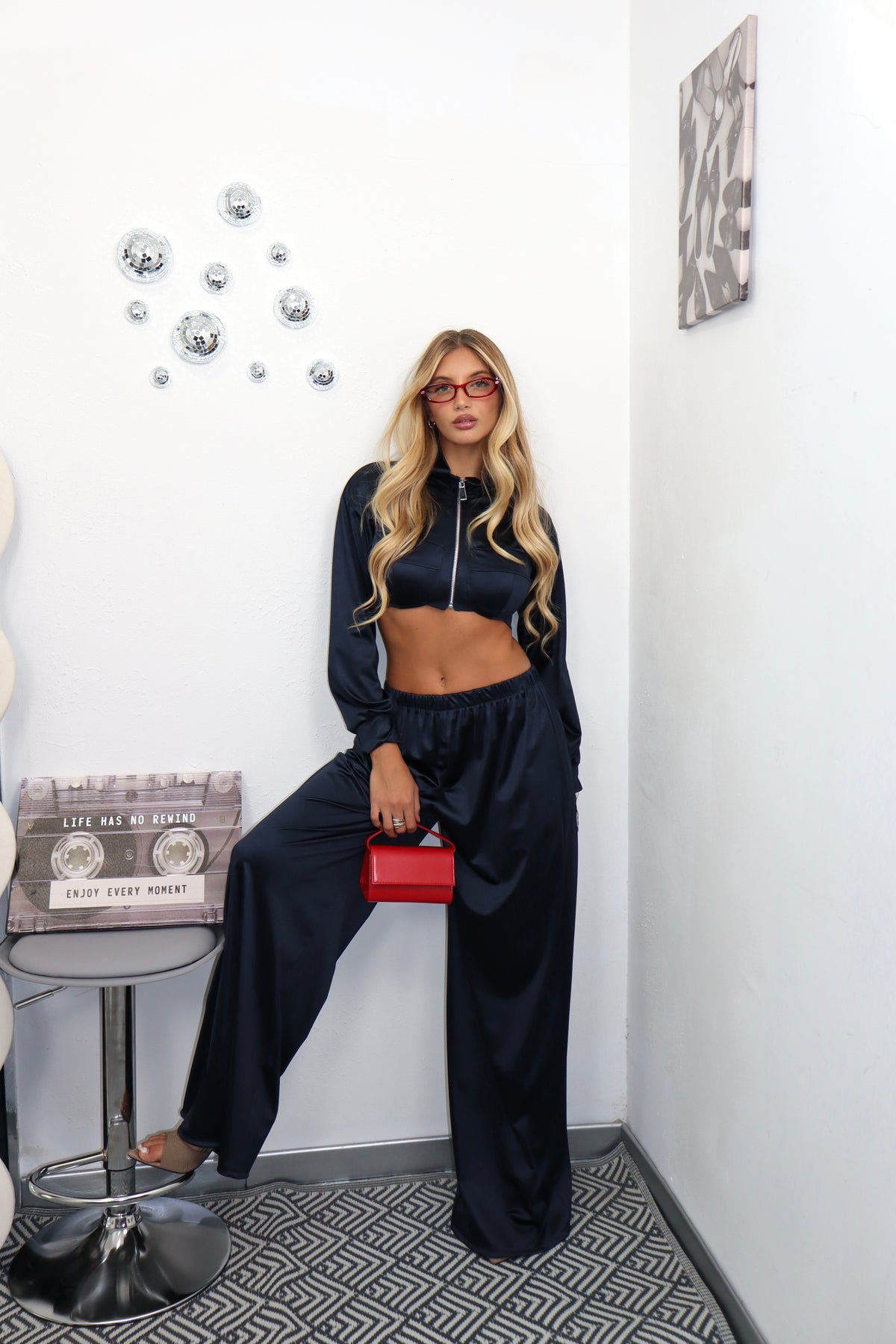 Coordinato satin Midnight