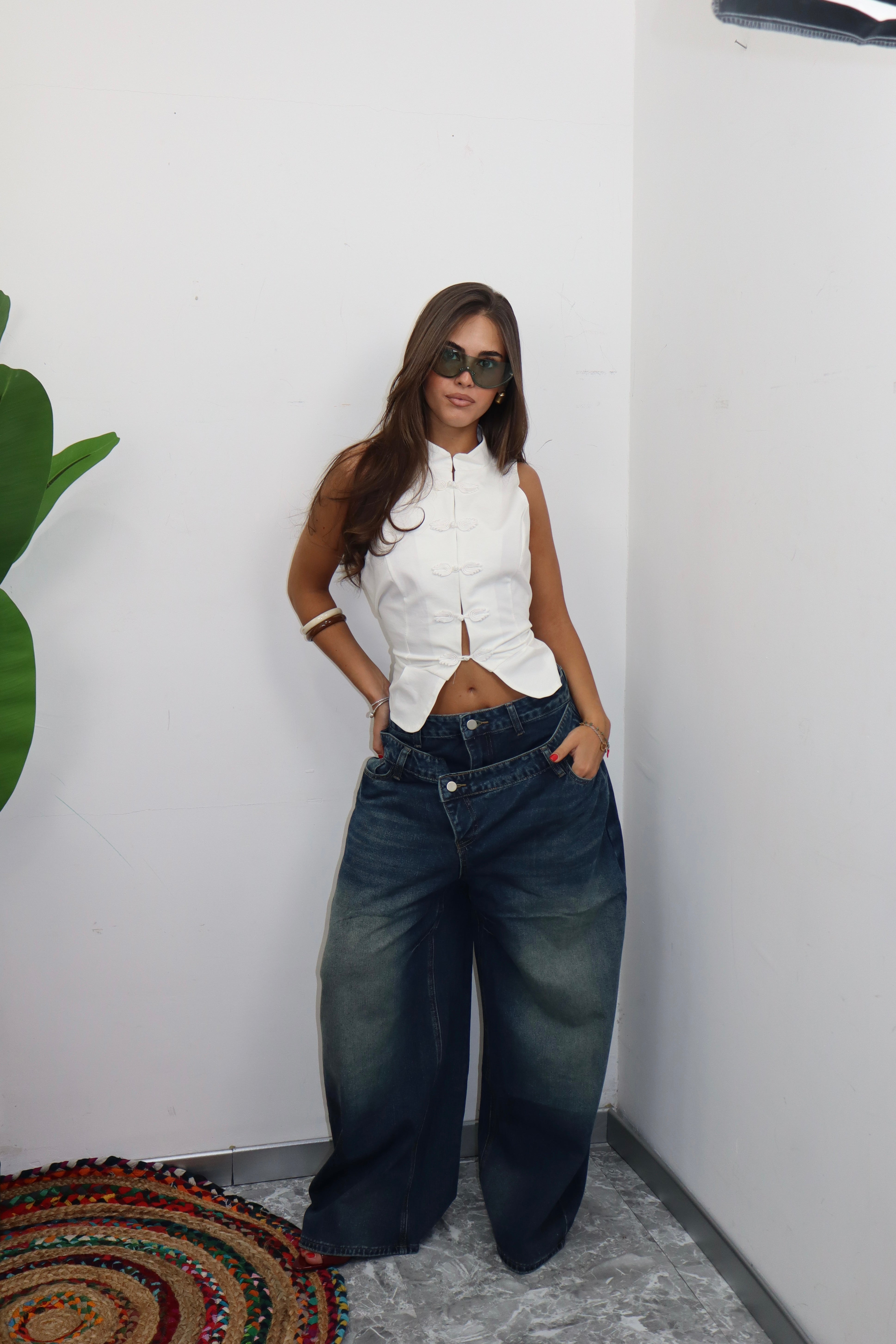 Jeans baggy double