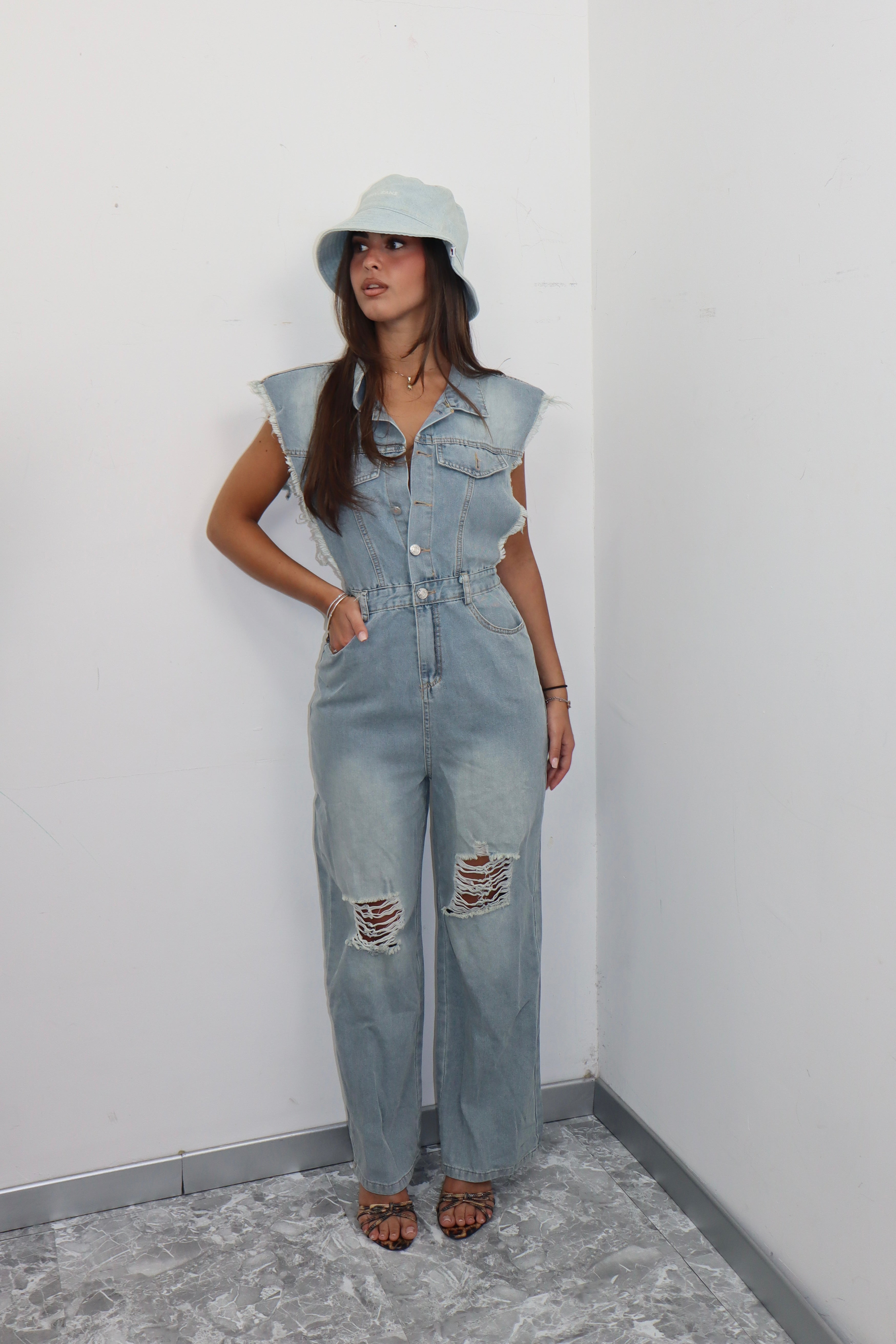 Tuta denim ‘Chill’
