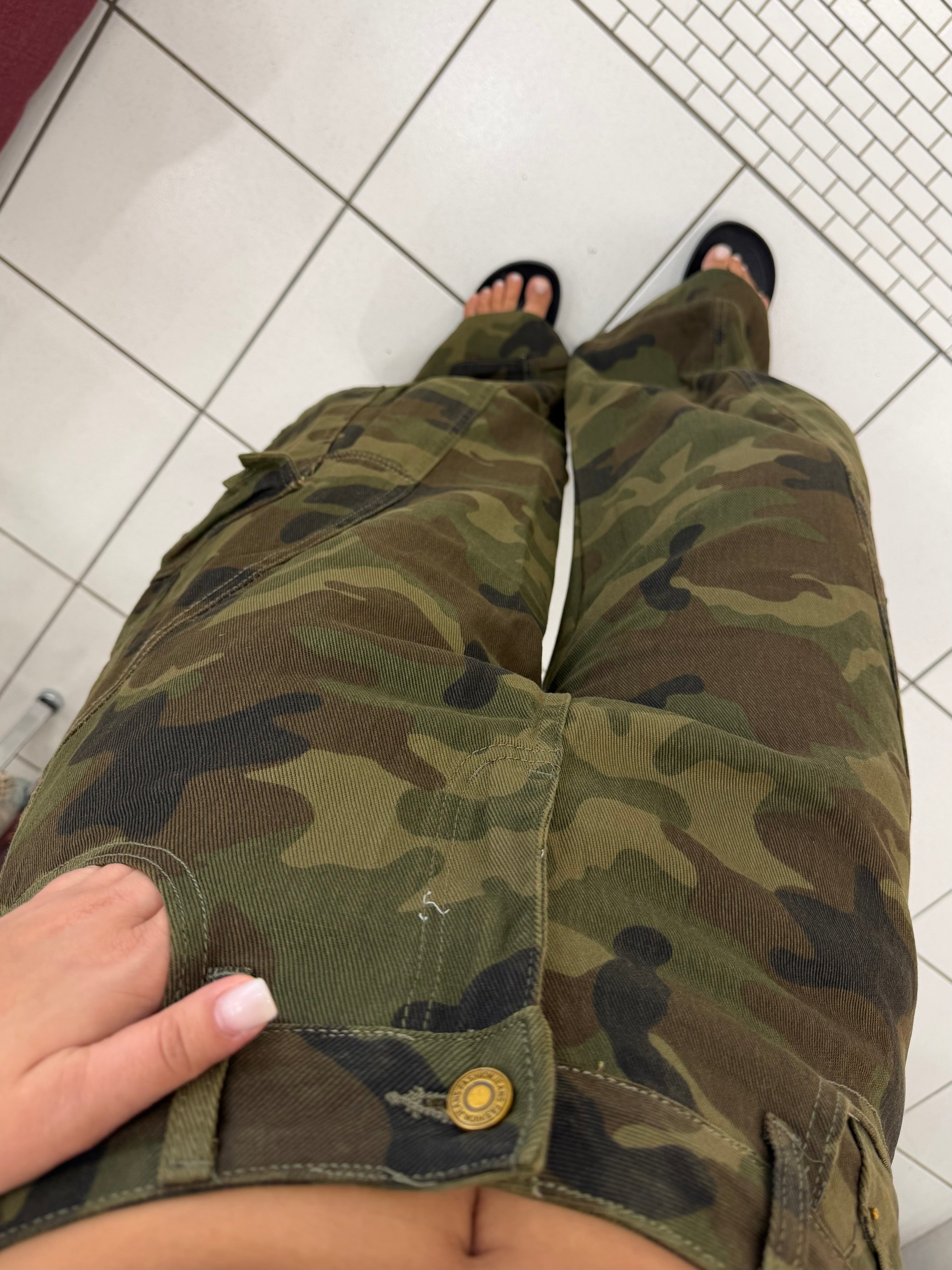 Jeans baggy military